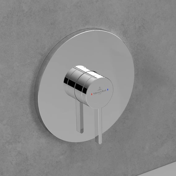 Villeroy & Boch Dawn eengreeps inbouw douchemengkraan 1 verbruiker chroom TVS10635211061 3 Villeroy & Boch Dawn eengreeps inbouw douchemengkraan 1 verbruiker chroom TVS10635211061 3