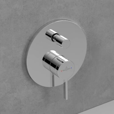 Villeroy & Boch Dawn eengreeps inbouw mengkraan voor bad & douche 2 verbruikers chroom TVS10635311061 8