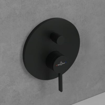 Villeroy & Boch Dawn eengreeps inbouw mengkraan voor bad & douche 2 verbruikers mat-zwart TVS106353110K5 8