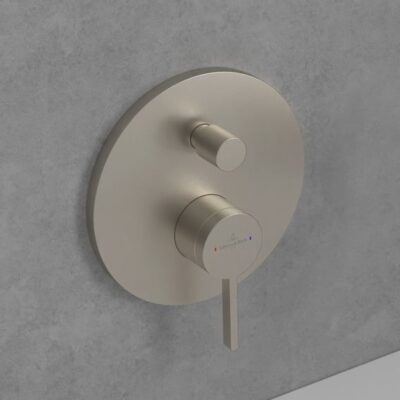 Villeroy & Boch Dawn eengreeps inbouw mengkraan voor bad & douche 2 verbruikers nikkel geborsteld TVS10635311064 8