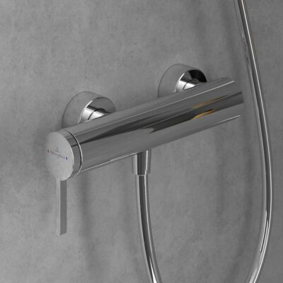 Villeroy & Boch Dawn eengreeps opbouw douchemengkraan 1 verbruiker chroom TVS10630115061 7