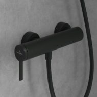 Villeroy & Boch Dawn eengreeps opbouw douchemengkraan 1 verbruiker mat-zwart TVS106301150K5