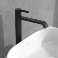 Villeroy & Boch Dawn wastafelkraan met AquaSmart mat-zwart TVW106106152K5