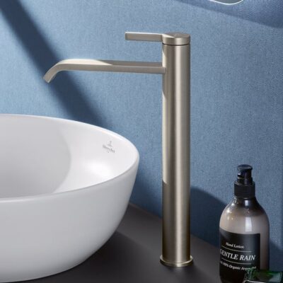 Villeroy & Boch Dawn wastafelkraan met AquaSmart nikkel geborsteld TVW10610615264 13