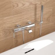 Villeroy & Boch Embrace eengreeps opbouw badmengkraan 2 verbruikers chroom TVT10800100061