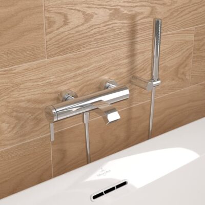 Villeroy & Boch Embrace eengreeps opbouw badmengkraan 2 verbruikers chroom TVT10800100061 11