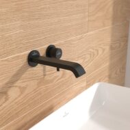 Villeroy & Boch Embrace wastafelkraan met AquaSmart mat-zwart TVT108002000K5