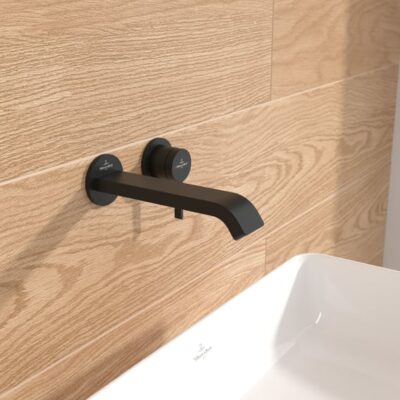 Villeroy & Boch Embrace wastafelkraan met AquaSmart mat-zwart TVT108002000K5 11