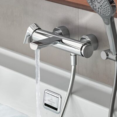 Villeroy & Boch Liberty eengreeps opbouw badmengkraan 2 verbruikers chroom TVT10700100061 9