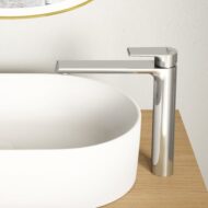 Villeroy & Boch Liberty wastafelkraan medium met verhoogd kraanlichaam met AquaSmart chroom TVW10700400061 Villeroy & Boch Liberty wastafelkraan medium met verhoogd kraanlichaam met AquaSmart chroom TVW10700400061