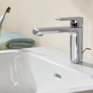 Villeroy & Boch Liberty wastafelkraan Small met AquaSmart met trekstang-afvoergarnituur chroom TVW10700300061 Villeroy & Boch Liberty wastafelkraan Small met AquaSmart met trekstang-afvoergarnituur chroom TVW10700300061
