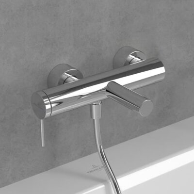 Villeroy & Boch Loop & Friends eengreeps opbouw badmengkraan 2 verbruikers chroom TVT10650115361 10