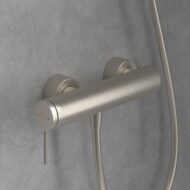 Villeroy & Boch Loop & Friends eengreeps opbouw douchemengkraan 1 verbruiker nikkel geborsteld TVS10630115364