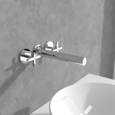 Villeroy & Boch Loop & Friends wastafelkraan met AquaSmart chroom TVZ10601200061 12