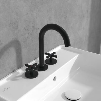 Villeroy & Boch Loop & Friends wastafelkraan met AquaSmart mat-zwart TVZ106009000K5 10