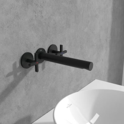 Villeroy & Boch Loop & Friends wastafelkraan met AquaSmart mat-zwart TVZ106012000K5 14