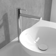Villeroy & Boch Loop & Friends wastafelkraan met verhoogde kraanlichaam met AquaSmart chroom TVW10610615361 Villeroy & Boch Loop & Friends wastafelkraan met verhoogde kraanlichaam met AquaSmart chroom TVW10610615361