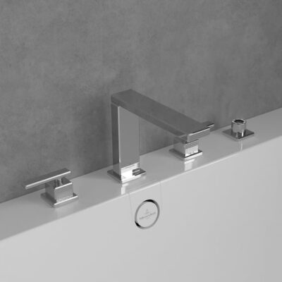 Villeroy & Boch Mettlach tweegreeps inbouw badrand mengkraan chroom TVT12600200061 10