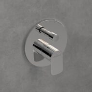 Villeroy & Boch O.novo eengreeps inbouw mengkraan voor bad & douche 2 verbruikers chroom TVS10435300061