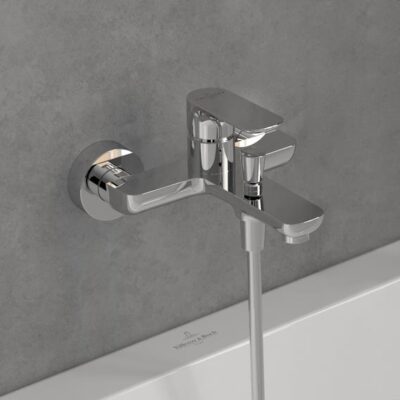 Villeroy & Boch O.novo eengreeps opbouw badmengkraan 2 verbruikers chroom TVT10400100061 10