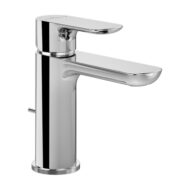 Villeroy & Boch O.novo wastafelkraan met AquaSmart met trekstang-afvoergarnituur chroom TVW10400300061