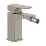 Villeroy & Boch Subway 3.0 bidetkraan met trekstang-afvoergarnituur met AquaSmart nikkel geborsteld TVB11200100064