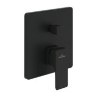 Villeroy & Boch Subway 3.0 eengreeps inbouw mengkraan voor bad & douche 2 verbruikers mat-zwart TVS112003000K5