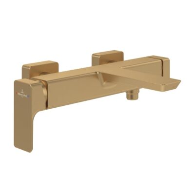 Villeroy & Boch Subway 3.0 eengreeps opbouw badmengkraan 2 verbruikers goud geborsteld TVT11200200076 6