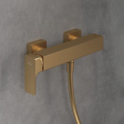 Villeroy & Boch Subway 3.0 eengreeps opbouw douchemengkraan 1 verbruiker goud geborsteld TVS11200100076 12