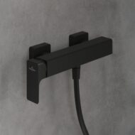 Villeroy & Boch Subway 3.0 eengreeps opbouw douchemengkraan 1 verbruiker mat-zwart TVS112001000K5