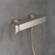 Villeroy & Boch Subway 3.0 eengreeps opbouw douchemengkraan 1 verbruiker nikkel geborsteld TVS11200100064