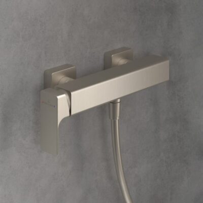 Villeroy & Boch Subway 3.0 eengreeps opbouw douchemengkraan 1 verbruiker nikkel geborsteld TVS11200100064 12