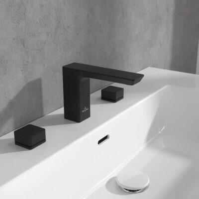 Villeroy & Boch Subway 3.0 wastafelkraan met AquaSmart mat-zwart TVW112005000K5 9