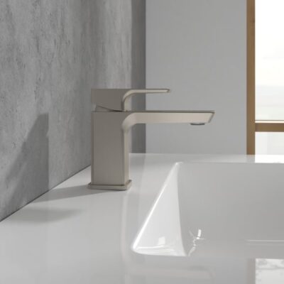 Villeroy & Boch Subway 3.0 wastafelkraan met AquaSmart nikkel geborsteld TVW11200600064 6