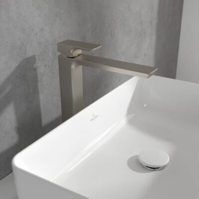 Villeroy & Boch Subway 3.0 wastafelkraan met verhoogde kraanlichaam met AquaSmart nikkel geborsteld TVW11200400064 4 Villeroy & Boch Subway 3.0 wastafelkraan met verhoogde kraanlichaam met AquaSmart nikkel geborsteld TVW11200400064 4