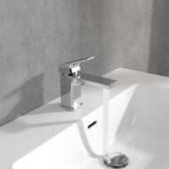 Villeroy & Boch Subway 3.0 wastafelkraan Small met AquaSmart met trekstang-afvoergarnituur chroom TVW11200100061 Villeroy & Boch Subway 3.0 wastafelkraan Small met AquaSmart met trekstang-afvoergarnituur chroom TVW11200100061