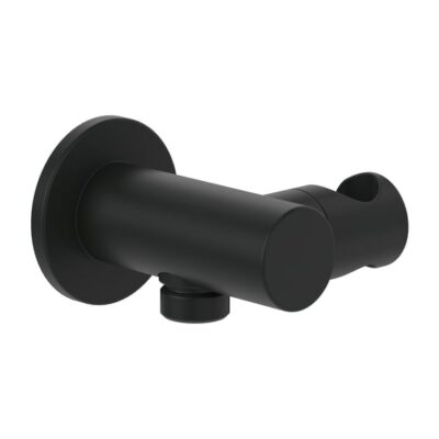 Villeroy & Boch Universal Showers handdouchehouder met slangverbinding mat-zwart TVC000462000K5 6