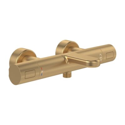 Villeroy & Boch Universele opbouw bad thermostaatkraan 2 verbruikers goud geborsteld TVT00000100076 6