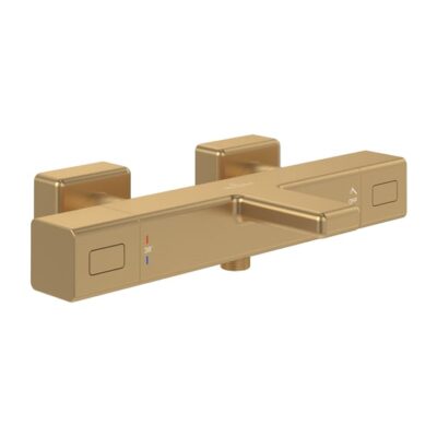 Villeroy & Boch Universele opbouw bad thermostaatkraan 2 verbruikers goud geborsteld TVT00000200076 6
