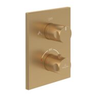 Villeroy & Boch Universele thermostaat voor bad & douche 2 verbruikers goud geborsteld TVD00065300076 Villeroy & Boch Universele thermostaat voor bad & douche 2 verbruikers goud geborsteld TVD00065300076