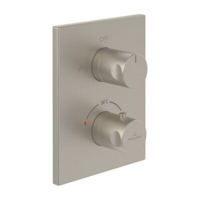 Villeroy & Boch Universele thermostaat voor bad & douche 2 verbruikers nikkel geborsteld TVD00065300064 6