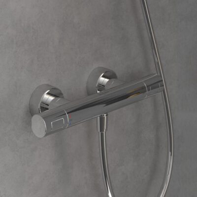 Villeroy & Boch Universele thermostaat voor douche 1 verbruiker chroom TVS00001700061 13