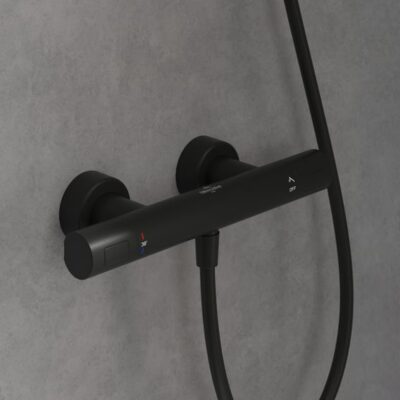 Villeroy & Boch Universele thermostaat voor douche 1 verbruiker mat-zwart TVS000017000K5 12