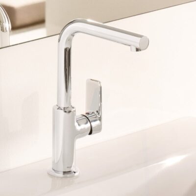 Kludi Pure&Style 220 eengreeps wastafelmengkraan chroom met dichte greep en 3/8 aansluiting 400240575 8 Kludi Pure&Style 220 eengreeps wastafelmengkraan chroom met dichte greep en 3/8 aansluiting 400240575 8