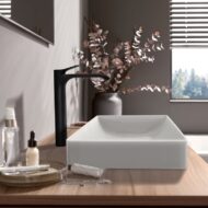 Hansgrohe Vivenis eengreeps wastafelmengkraan zwart – dichte greep – opbouwmontage 75042670 Hansgrohe Vivenis eengreeps wastafelmengkraan zwart – dichte greep – opbouwmontage 75042670