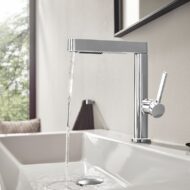 Hansgrohe Finoris eengreeps wastafelmengkraan chroom met staafgreep en 1/2 inch aansluiting 76063000