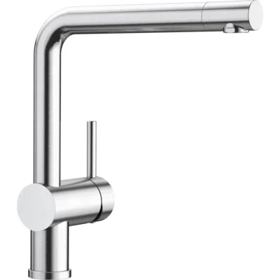 Blanco Linus PVD steel keukenmengkraan met 360° draaibare haakse uitloop en keramische schijven 526241 4