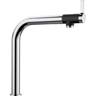 Blanco Vonda chroom keukenmengkraan met haakse uitloop en keramische schijven voor optimale flexibiliteit 518434 Blanco Vonda chroom keukenmengkraan met haakse uitloop en keramische schijven voor optimale flexibiliteit 518434