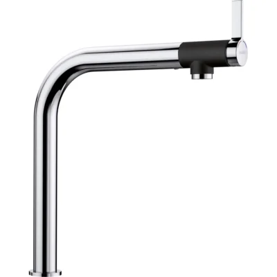 Blanco Vonda chroom keukenmengkraan met haakse uitloop en keramische schijven voor optimale flexibiliteit 518434 4