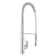 Grohe K7 hoge keukenmengkraan chroom met dichte greep en kolom veer voor extra ruimte 32950000 Grohe K7 hoge keukenmengkraan chroom met dichte greep en kolom veer voor extra ruimte 32950000